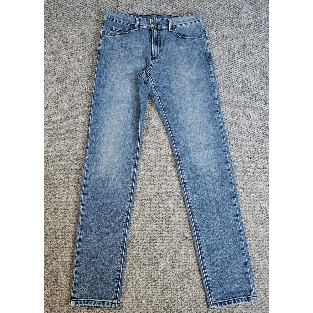 Mott & Bow Men's 30x32 Skinny Fit Light Wash Stretch‎ Denim Jeans